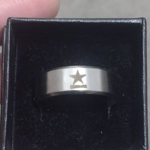 DALLAS COWBOYS SIZE 11.5 MENS NFL🏈 RING 3x WHITE GOLD PLATED WITH RING BOX SET!